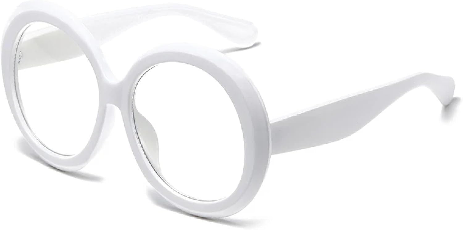 Винтажные большие круглые солнцезащитные очки для женщин, коричневый градиент, увеличенного размера, модные, роскошные, с зеркальным покрытием и прозрачными линзами TVTBBVV, White Clear
Винтажные большие круглые солнцезащитные очки для женщин, коричневый градиент, увеличенного размера, модные, роскошные, с зеркальным покрытием и прозрачными линзами TVTBBVV, White Clear