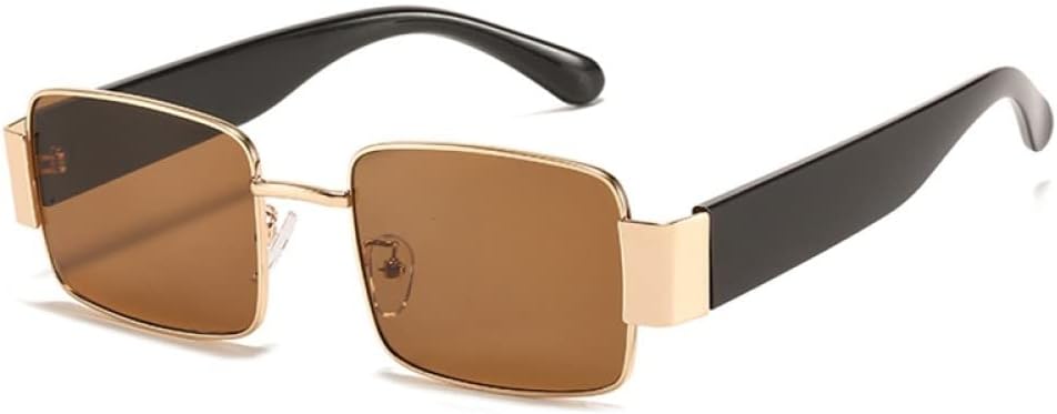 Винтажные прямоугольные солнцезащитные очки для женщин и мужчин, металлические солнцезащитные очки для женщин-водителей, очки с защитой от УФ-излучения UV400 generic, Gold Tea
Винтажные прямоугольные солнцезащитные очки для женщин и мужчин, металлические солнцезащитные очки для женщин-водителей, очки с защитой от УФ-излучения UV400 generic, Gold Tea