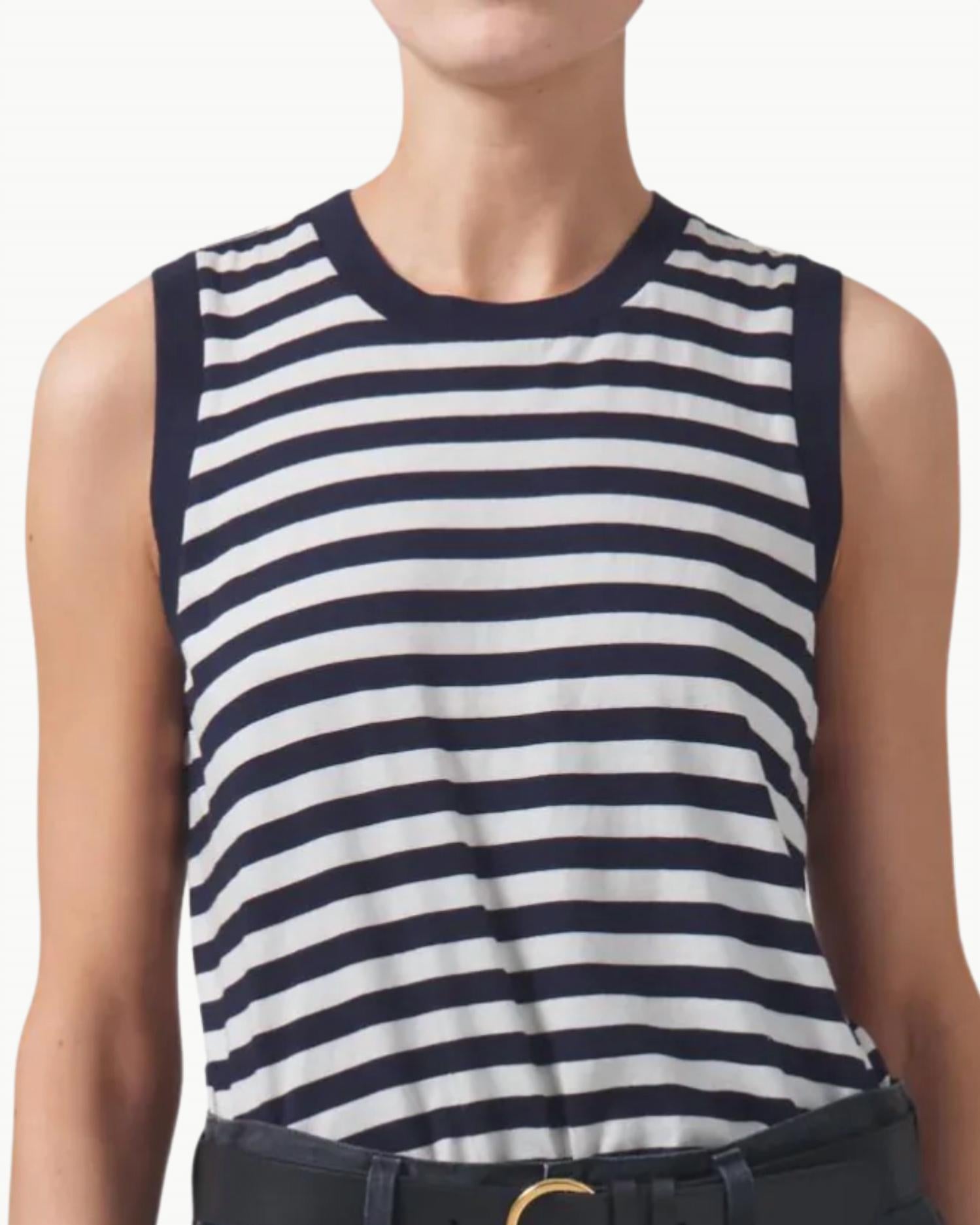 Джерси Современная майка в полоску Эклипс Citizens of Humanity, Eclipse Stripe
Джерси Современная майка в полоску Эклипс Citizens of Humanity, Eclipse Stripe