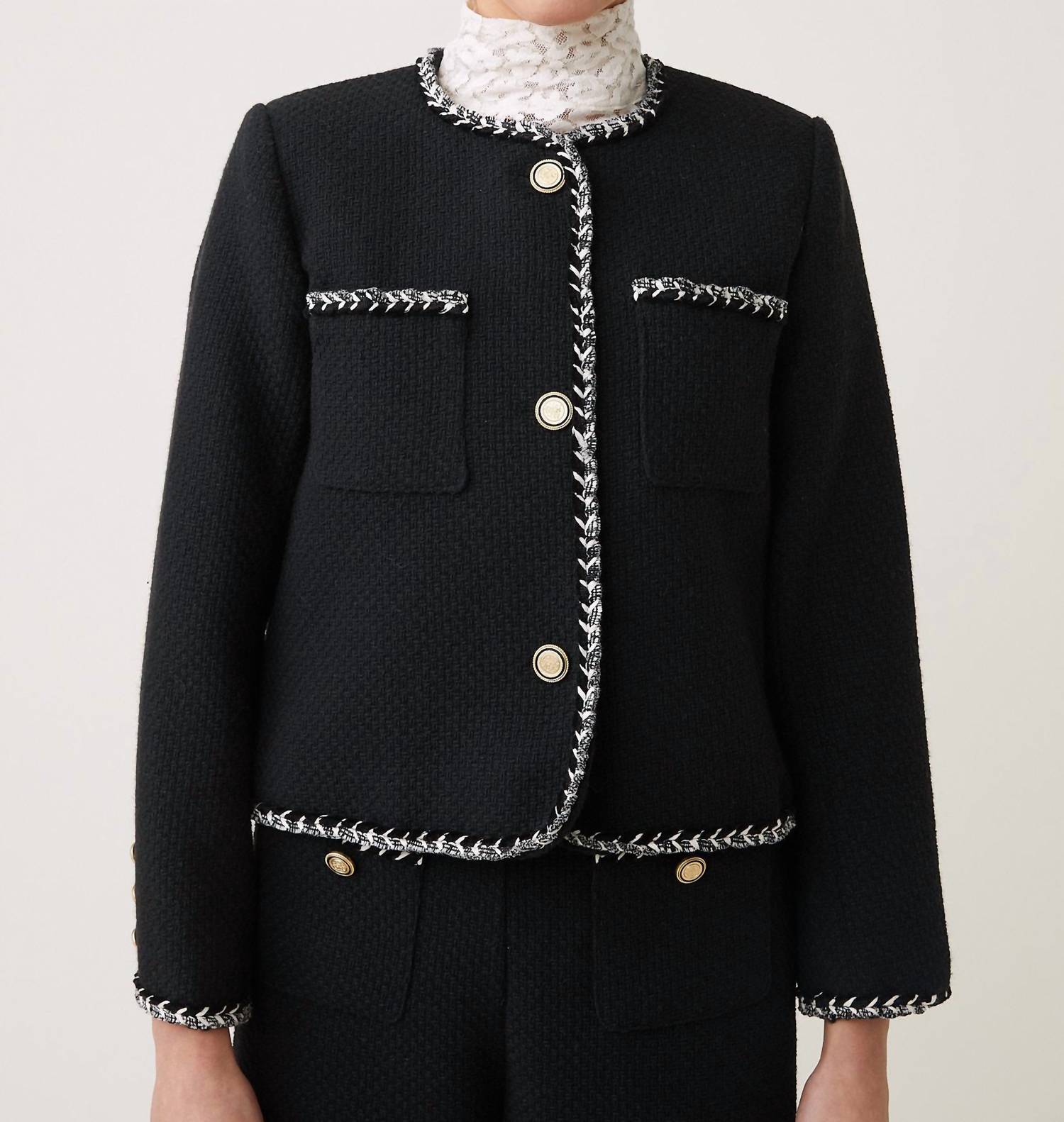 Донна Куртка в черном цвете Suncoo
Донна Куртка в черном цвете Suncoo