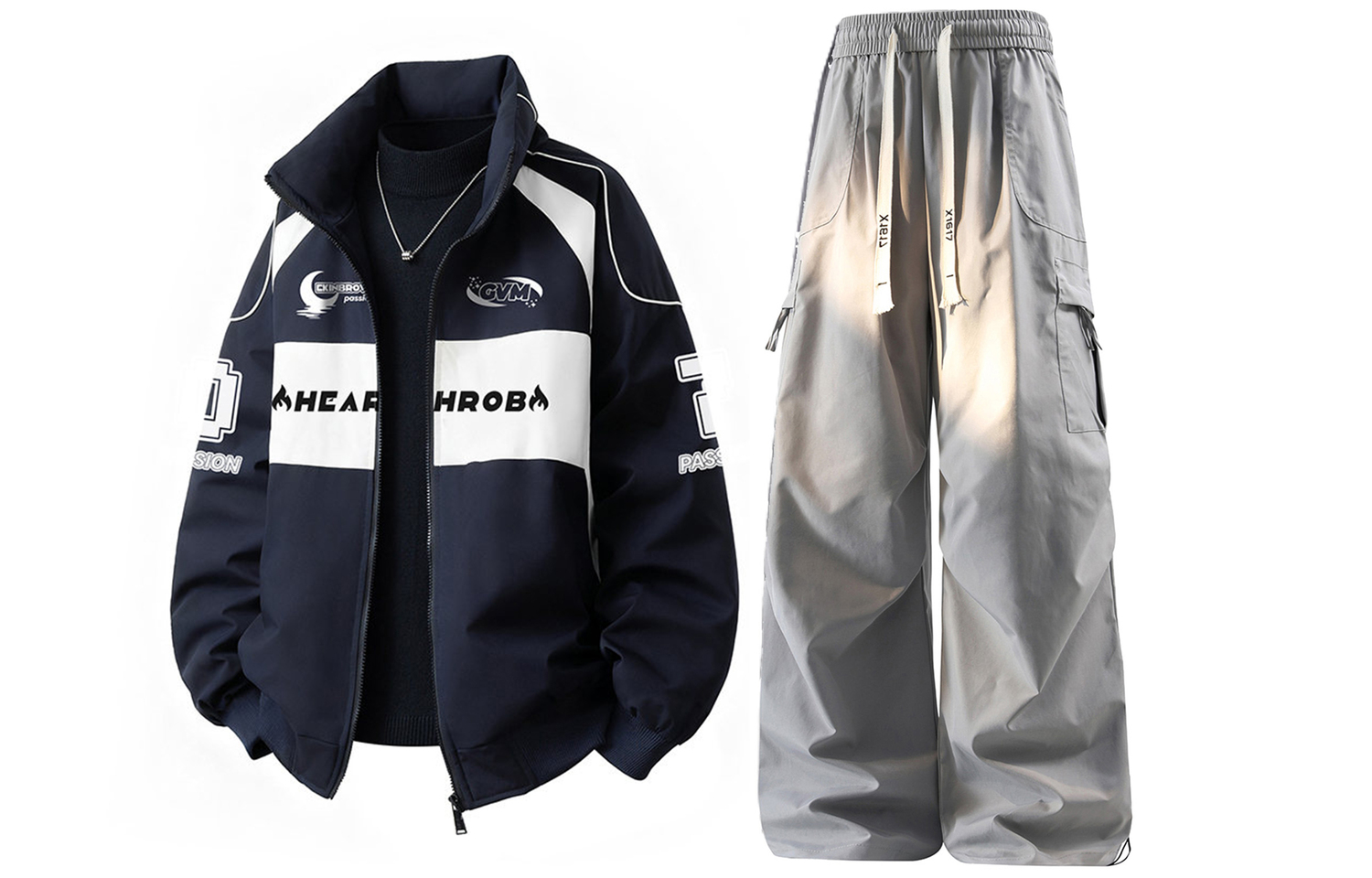 Повседневная спортивная одежда Unisex с лацканом Moderate X1617, темно-синий top+серый pants
Повседневная спортивная одежда Unisex с лацканом Moderate X1617, темно-синий top+серый pants