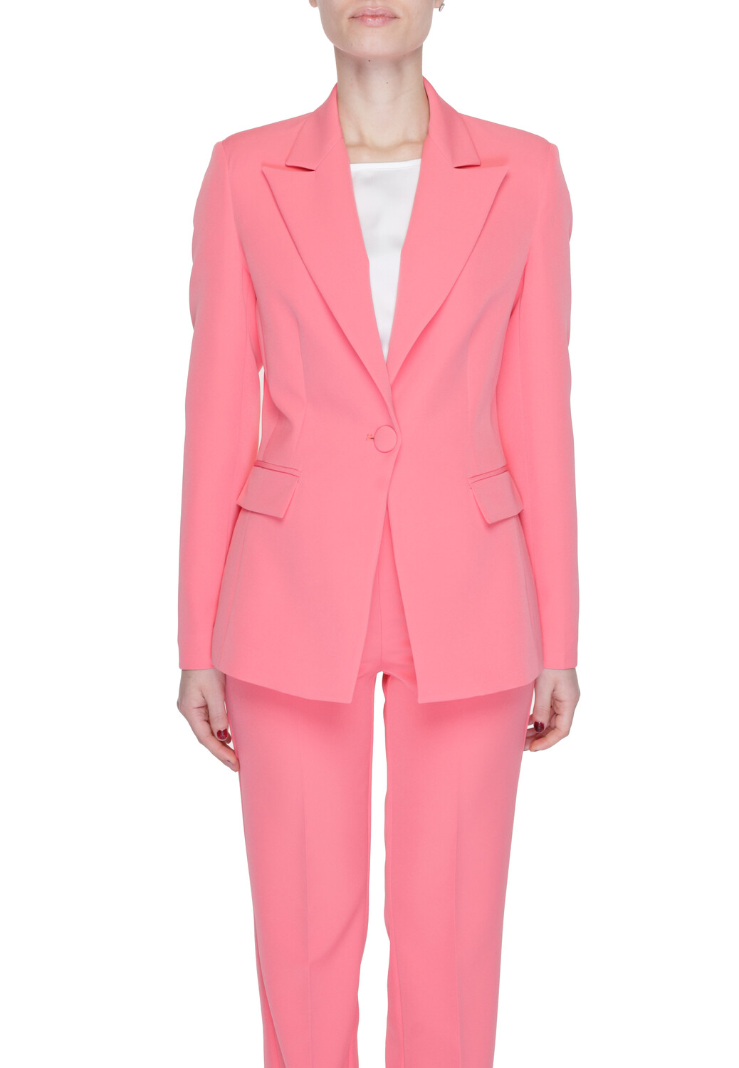 Пиджак Silence с лацканами, коралловый
Пиджак Silence с лацканами, коралловый