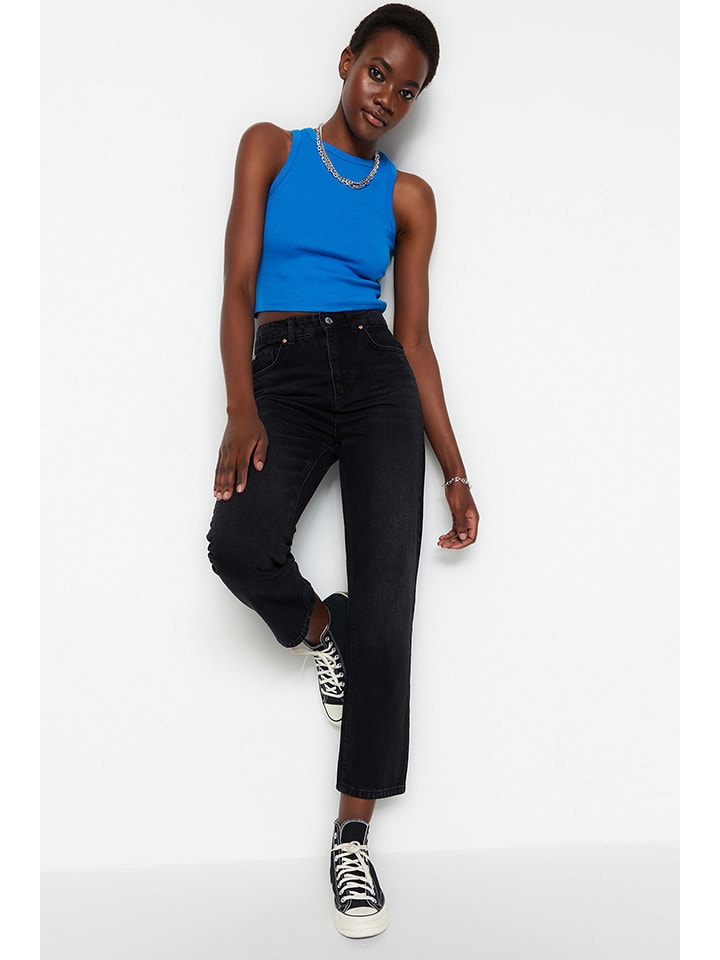 Джинсы trendyol, черный 
Джинсы trendyol, черный