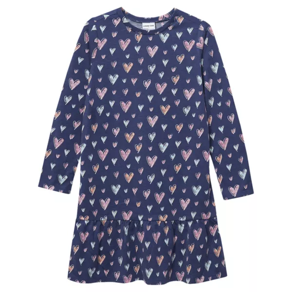 Ночная рубашка из джерси с длинными рукавами для девочек 2–16 лет Lands' End, цвет purple sketch hearts
Ночная рубашка из джерси с длинными рукавами для девочек 2–16 лет Lands' End, цвет purple sketch hearts
