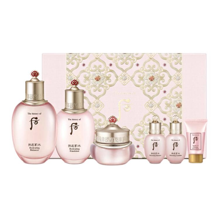 Набор для ухода за кожей Gongchen Xiangshuiyun Clear Lotion The History Of Whoo, 150ml water/20ml+110ml lotion/20ml+30ml face cream+13ml cleanser
Набор для ухода за кожей Gongchen Xiangshuiyun Clear Lotion The History Of Whoo, 150ml water/20ml+110ml lotion/20ml+30ml face cream+13ml cleanser