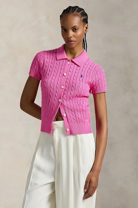 Хлопковая рубашка Polo Ralph Lauren, розовый
Хлопковая рубашка Polo Ralph Lauren, розовый