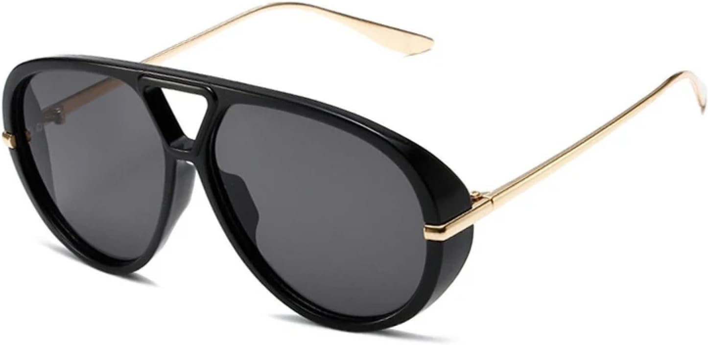 Солнцезащитные очки с защитой от УФ-излучения UV400 для женщин и мужчин | Большие, с двойной перемычкой, в стиле панк с градиентным переходом | для занятий спортом на открытом воздухе DSVIGF, Black Grey
Солнцезащитные очки с защитой от УФ-излучения UV400 для женщин и мужчин | Большие, с двойной перемычкой, в стиле панк с градиентным переходом | для занятий спортом на открытом воздухе DSVIGF, Black Grey