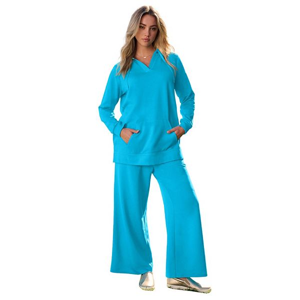 Женский худи с капюшоном и v-образным вырезом comfort+ fleece plus size Roaman'S, Ocean
Женский худи с капюшоном и v-образным вырезом comfort+ fleece plus size Roaman'S, Ocean