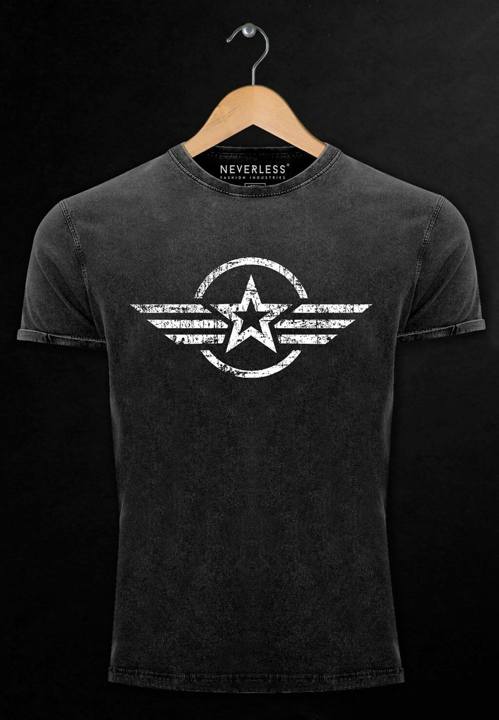 Футболка с принтом VINTAGE AIRFORCE STERN ARMY MILITARY AUFDRUCK PRINT Neverless, черный
Футболка с принтом VINTAGE AIRFORCE STERN ARMY MILITARY AUFDRUCK PRINT Neverless, черный