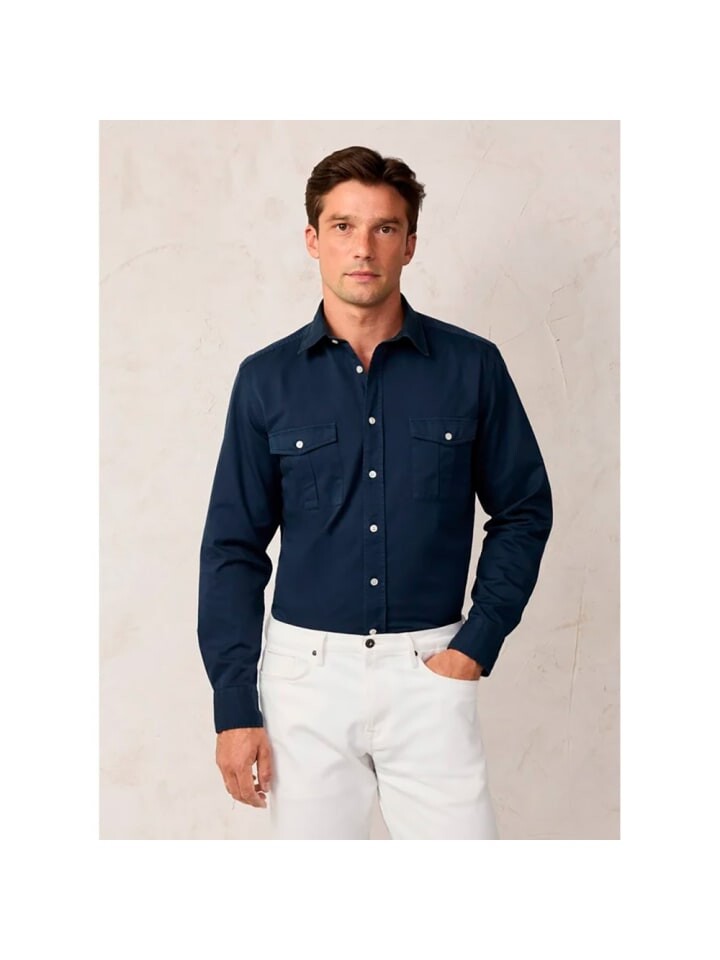 Рубашка Faconnable Hemd, цвет Marine
Рубашка Faconnable Hemd, цвет Marine