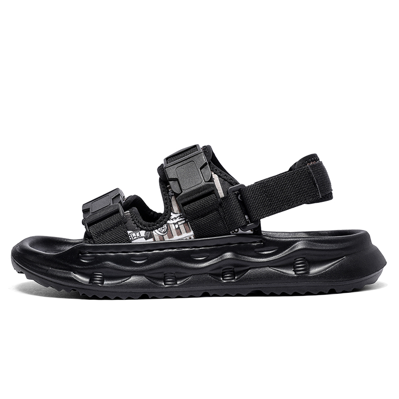 Grumpy ram Пляжные сандалии мужские бежево-черные, цвет Black
Grumpy ram Пляжные сандалии мужские бежево-черные, цвет Black