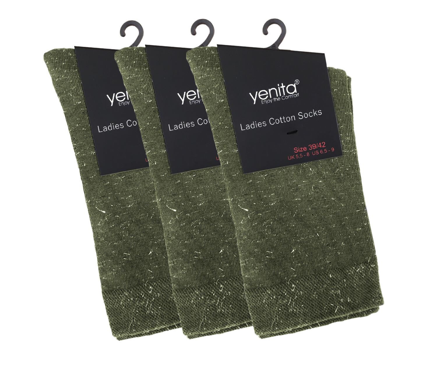 Носки Yenita 3 шт Lurex, зеленый
Носки Yenita 3 шт Lurex, зеленый