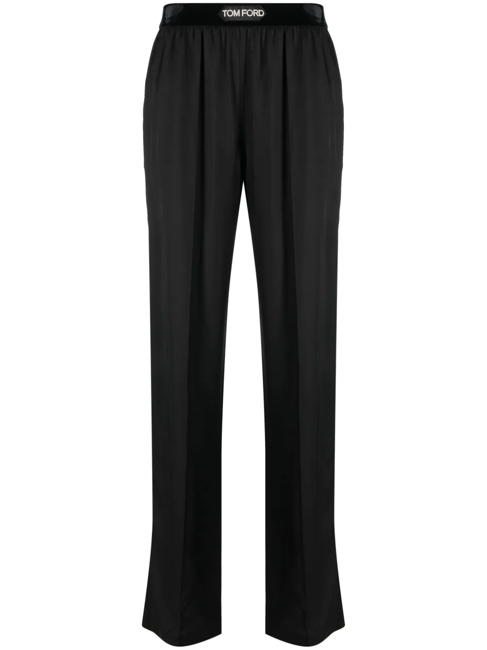 Брюки прямого кроя с логотипом TOM FORD, черный
Брюки прямого кроя с логотипом TOM FORD, черный