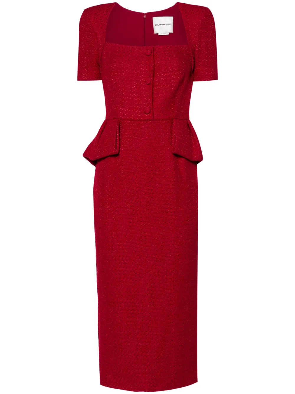 Платье миди из ткани букле Roland Mouret, красный
Платье миди из ткани букле Roland Mouret, красный