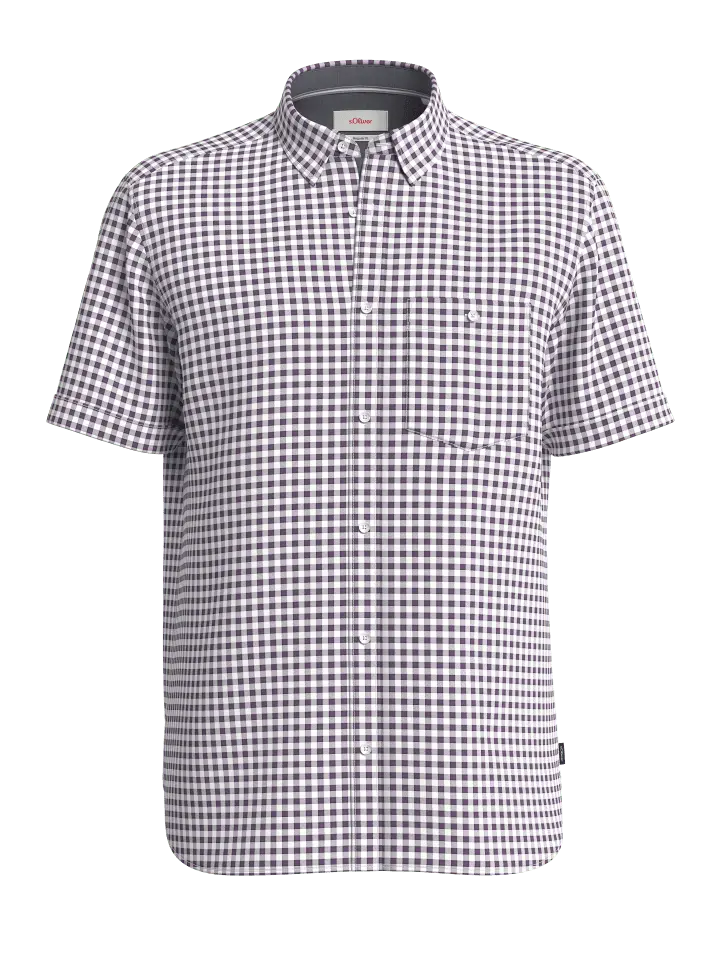 Рубашка sOliver kurzarm, фиолетовый
Рубашка sOliver kurzarm, фиолетовый