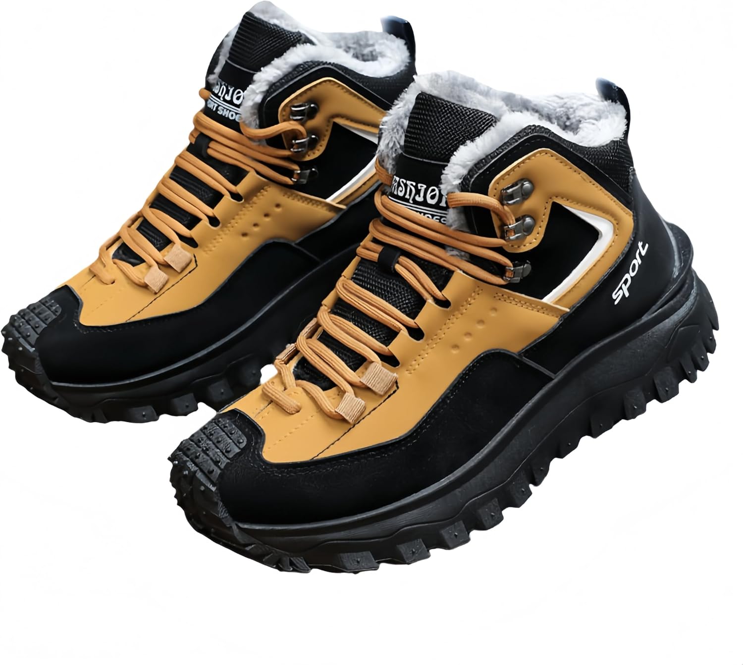 Зимние мужские кроссовки с толстой подошвой и утолщенной конструкцией. Крупный размер. Удобная и теплая подкладка. Приятная текстура верха Clolinde, черный/желтый
Зимние мужские кроссовки с толстой подошвой и утолщенной конструкцией. Крупный размер. Удобная и теплая подкладка. Приятная текстура верха Clolinde, черный/желтый