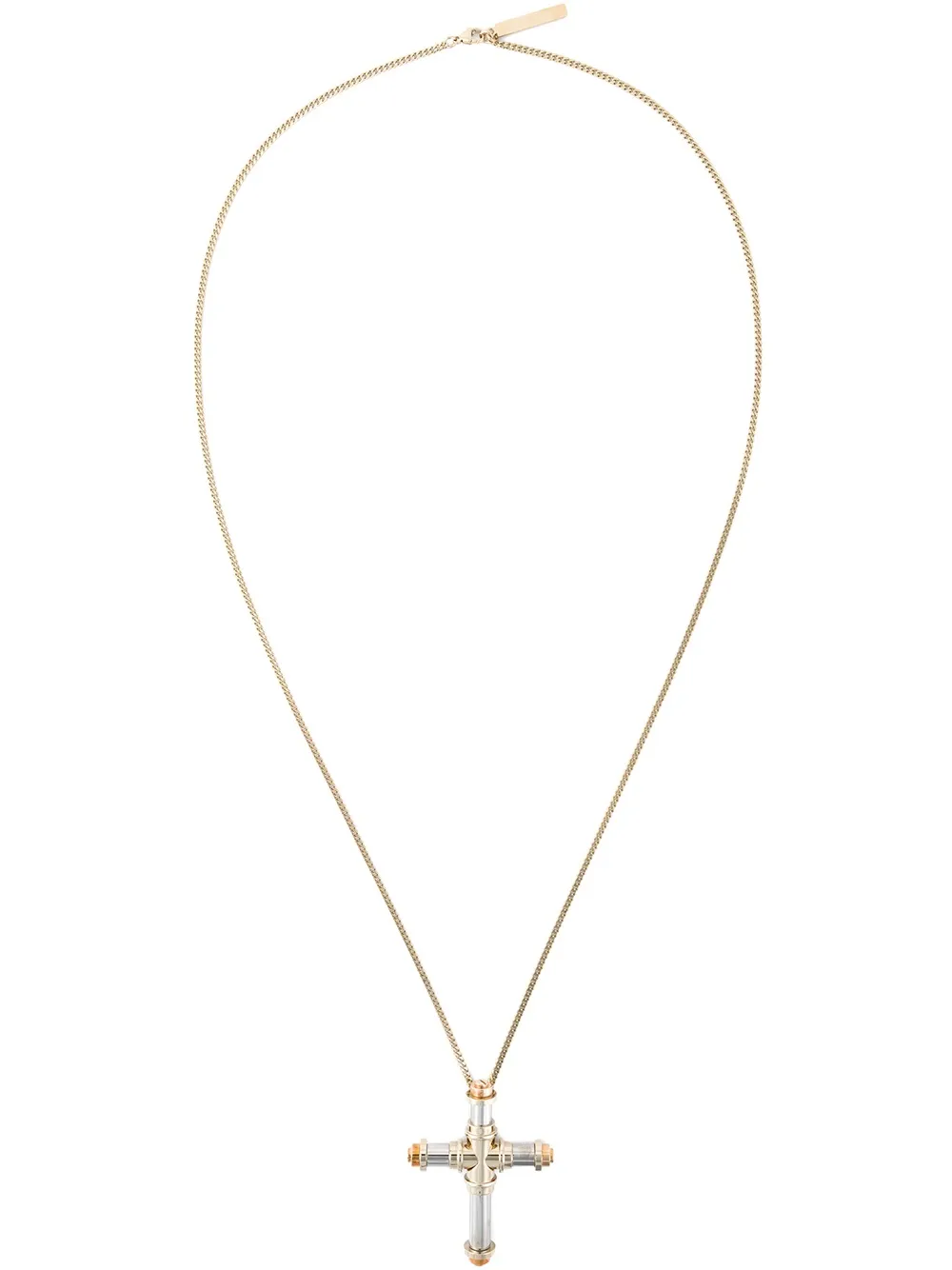 Ожерелье с подвеской-крестом Givenchy, металлик
Ожерелье с подвеской-крестом Givenchy, металлик