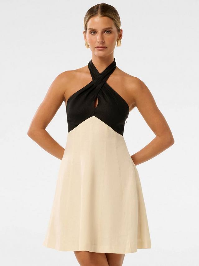 Платье-мини Lea Petite с топом-холтер из льна Forever New
Платье-мини Lea Petite с топом-холтер из льна Forever New