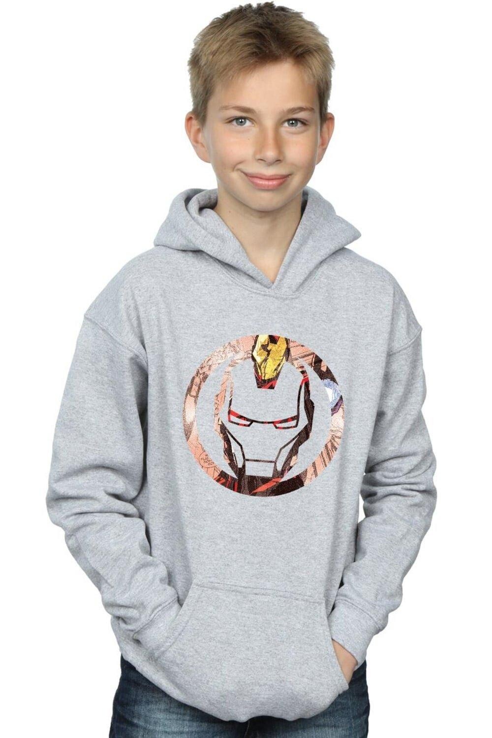 Толстовка с символом «Железный человек» Marvel, серый
Толстовка с символом «Железный человек» Marvel, серый