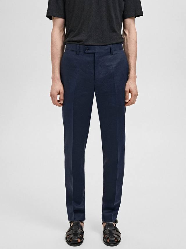 Брюки Amalfi из льна Mango, Navy
Брюки Amalfi из льна Mango, Navy