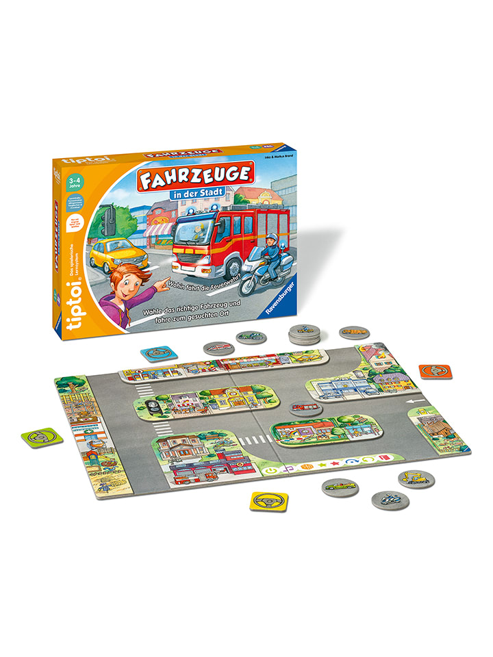 Игра tiptoi «Транспортные средства в городе» - для детей от 3 лет и старше
Игра tiptoi «Транспортные средства в городе» - для детей от 3 лет и старше