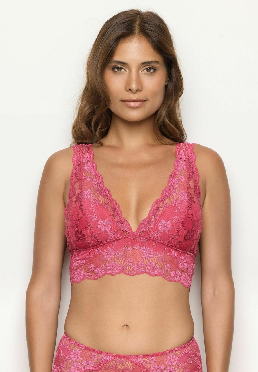 Бюстгальтер Yamamay Triangle bra, Fuchsia Floral/Neon Pink
Бюстгальтер Yamamay Triangle bra, Fuchsia Floral/Neon Pink