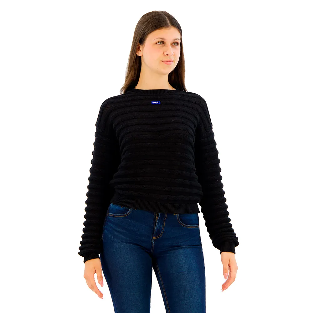 Свитер HUGO Slummya 10272085 01, черный
Свитер HUGO Slummya 10272085 01, черный