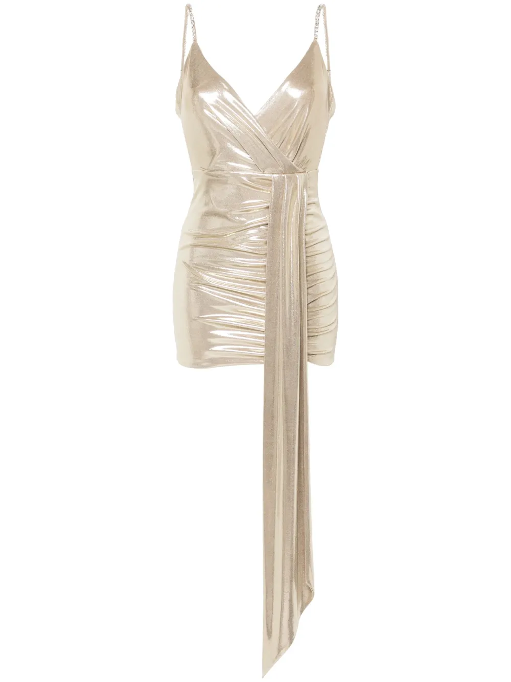 Платье мини со сборками и эффектом металлик Nissa, золотистый
Платье мини со сборками и эффектом металлик Nissa, золотистый