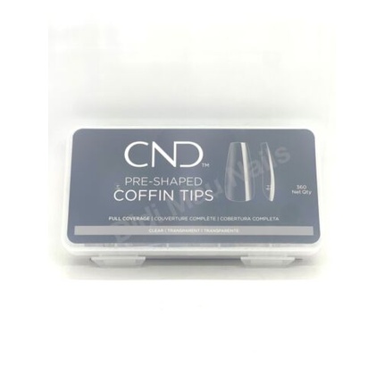 CND Preformed Coffin Tips 360ct
CND Preformed Coffin Tips 360ct