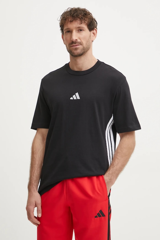 Футболка хлопковая Essentials Adidas, черный 
Футболка хлопковая Essentials Adidas, черный