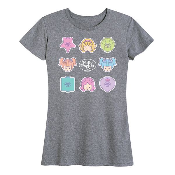 Женская футболка с сетчатым принтом Polly Pocket, Heather Gray
Женская футболка с сетчатым принтом Polly Pocket, Heather Gray