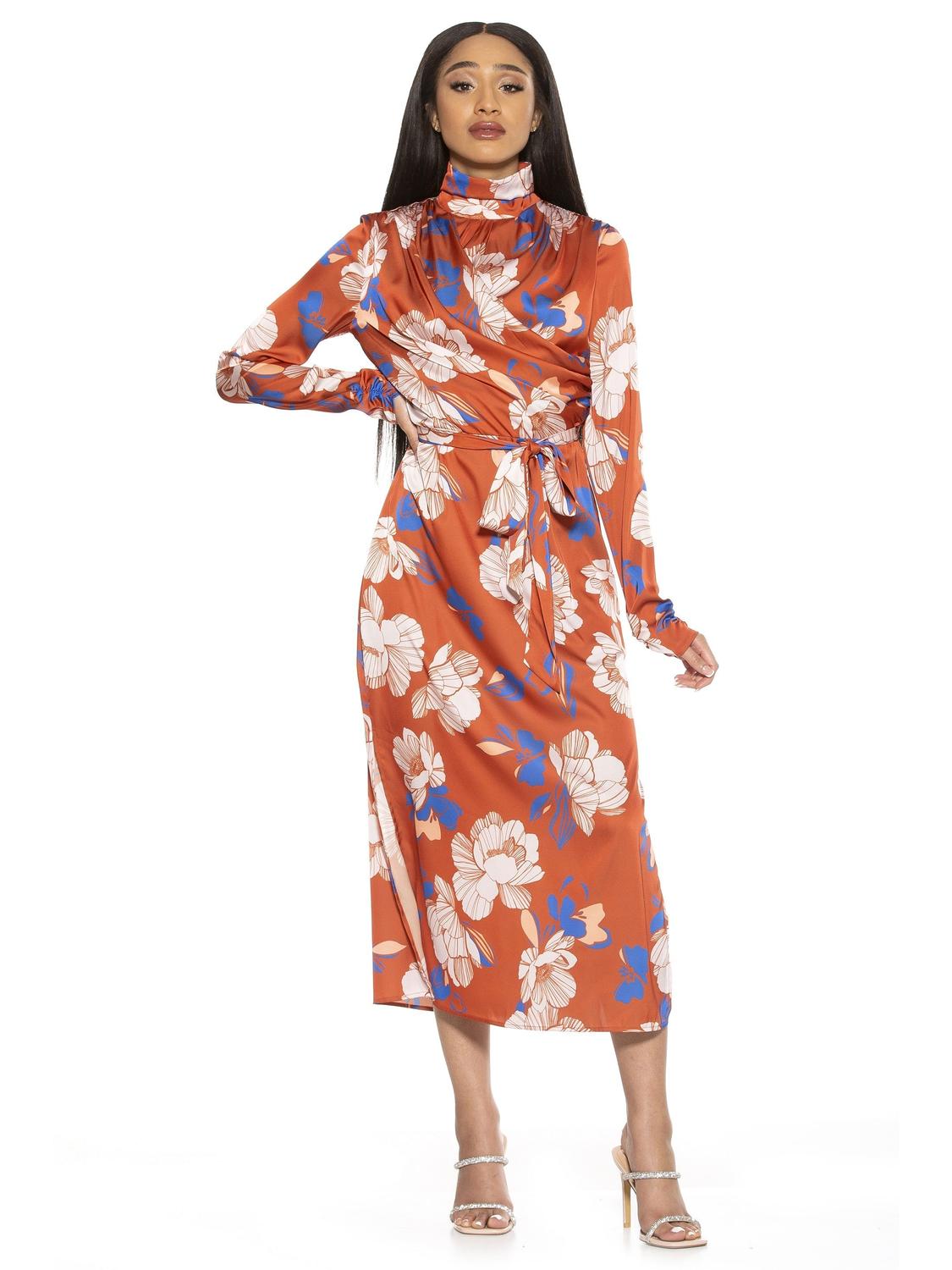 Платье миди с воротником-стойкой ALEXIA ADMOR, цвет rust floral
Платье миди с воротником-стойкой ALEXIA ADMOR, цвет rust floral