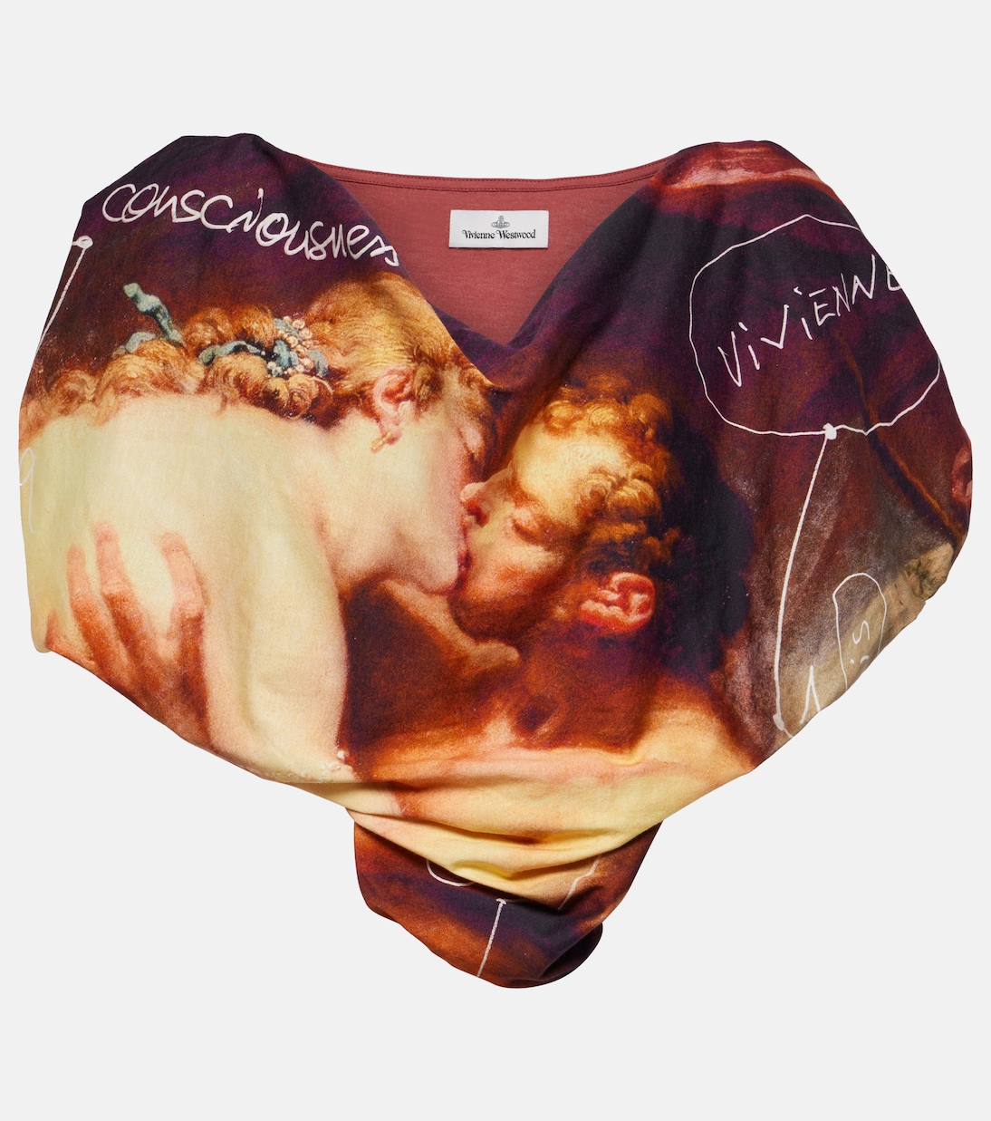 Хлопковый топ-бюстье Kiss Vivienne Westwood, коричневый
Хлопковый топ-бюстье Kiss Vivienne Westwood, коричневый