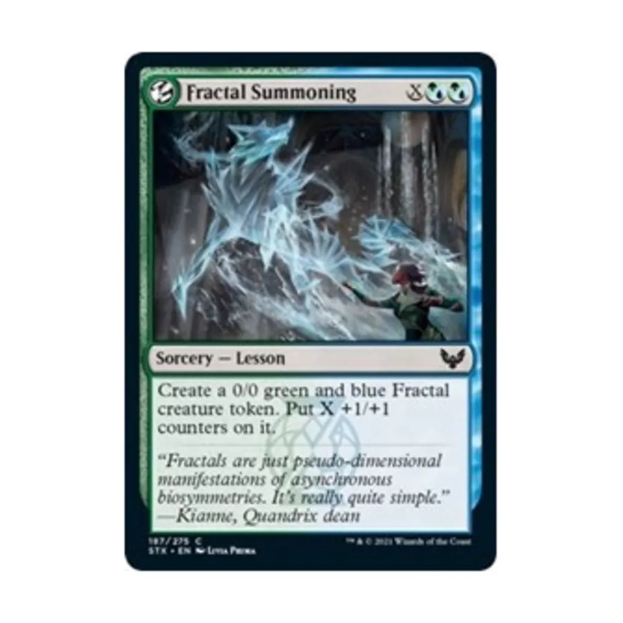 CCG Фрактальный призыв (С) (фольга), MTG - Strixhaven - School of Mages
CCG Фрактальный призыв (С) (фольга), MTG - Strixhaven - School of Mages