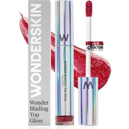 Wonder Blading Top Gloss Красный блеск для губ с блестками Увлажняющий и высокоэффективный Wonderskin
Wonder Blading Top Gloss Красный блеск для губ с блестками Увлажняющий и высокоэффективный Wonderskin