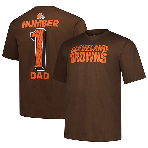 Мужская футболка Cleveland Browns Big & Tall Number One Dad коричневого цвета Fanatics
Мужская футболка Cleveland Browns Big & Tall Number One Dad коричневого цвета Fanatics