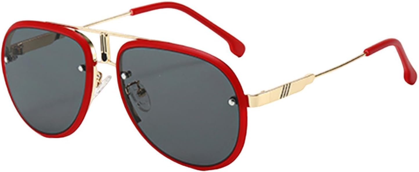 Ретро овальные металлические солнцезащитные очки для женщин и мужчин, роскошные модные женские солнцезащитные очки в стиле панк, унисекс, стильные очки с защитой от УФ-излучения UV400 TKKTLLT, Red
Ретро овальные металлические солнцезащитные очки для женщин и мужчин, роскошные модные женские солнцезащитные очки в стиле панк, унисекс, стильные очки с защитой от УФ-излучения UV400 TKKTLLT, Red