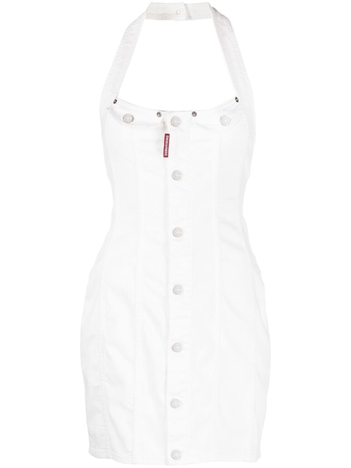 Dsquared2 halterneck denim dress, белый
Dsquared2 halterneck denim dress, белый