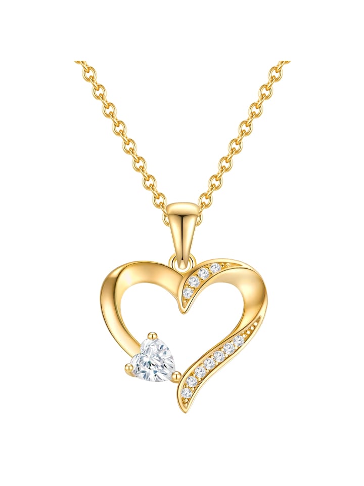 Rafaela Donata Колье в форме сердца из стерлингового серебра с фианитами в оправе из желтого золота
Rafaela Donata Колье в форме сердца из стерлингового серебра с фианитами в оправе из желтого золота