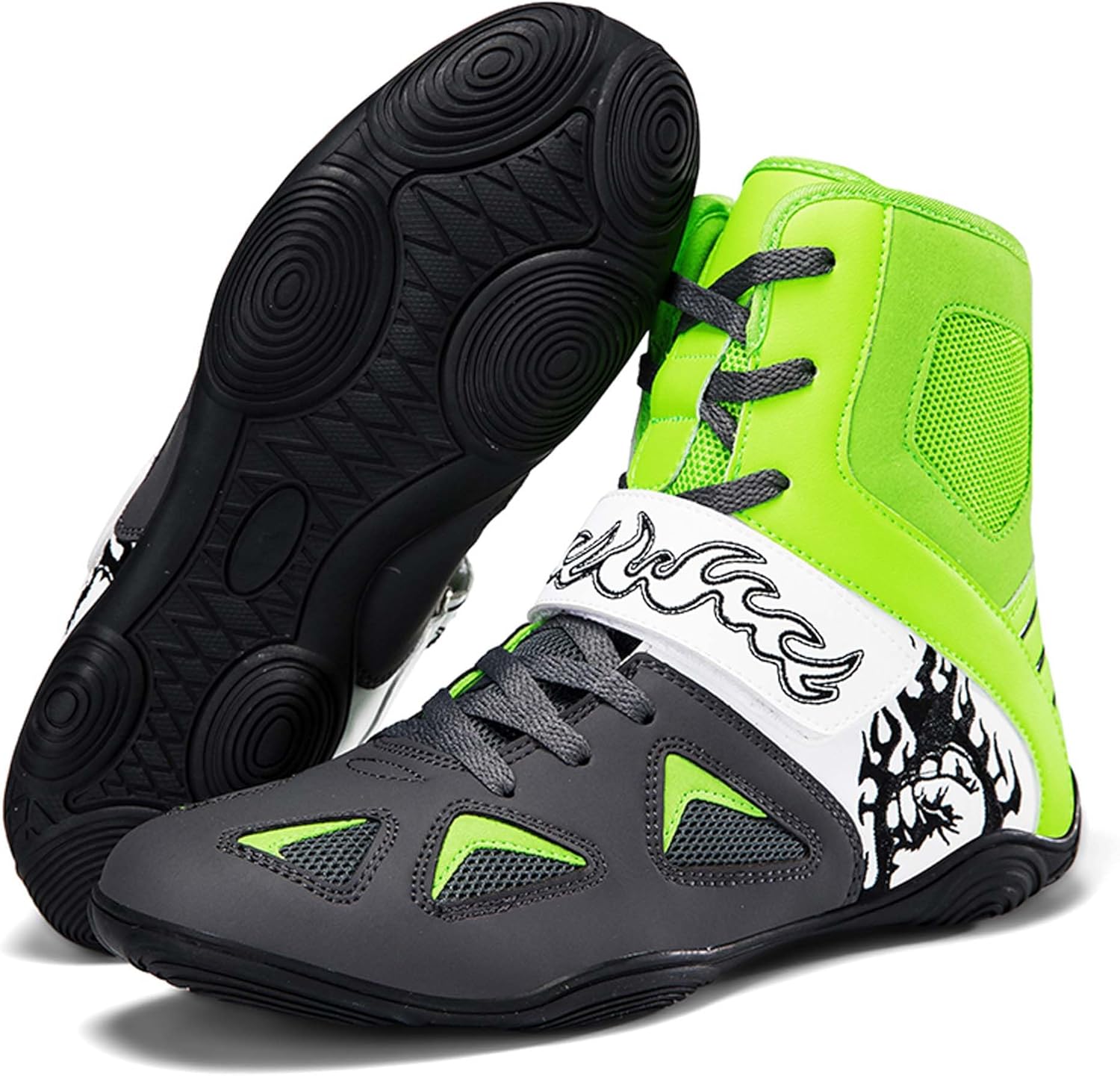 Профессиональные боксерские ботинки для мужчин и женщин, для соревнований, тренировок, борьбы, легкие, нескользящие, высокие, спортивные, фитнес-ботинки, обувь для тяжелой атлетики и тхэквондо Generic, зеленый
Профессиональные боксерские ботинки для мужчин и женщин, для соревнований, тренировок, борьбы, легкие, нескользящие, высокие, спортивные, фитнес-ботинки, обувь для тяжелой атлетики и тхэквондо Generic, зеленый