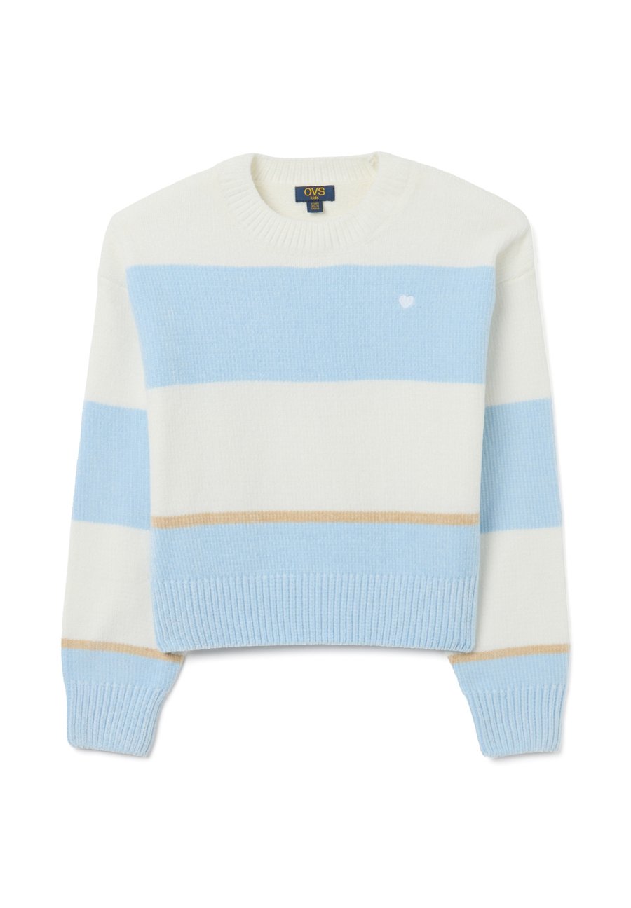 Джемпер OVS STRIPED CREW NECK, White/Light Blue/White
Джемпер OVS STRIPED CREW NECK, White/Light Blue/White