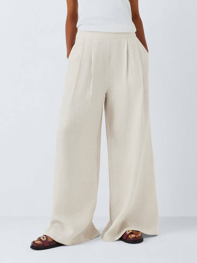 Льняные брюки палаццо John Lewis, цвет Natural
Льняные брюки палаццо John Lewis, цвет Natural