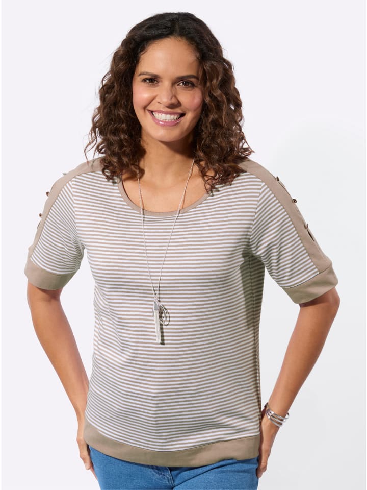 Полосатая рубашка в кунжутно-белую полоску WITT WEIDEN
Полосатая рубашка в кунжутно-белую полоску WITT WEIDEN