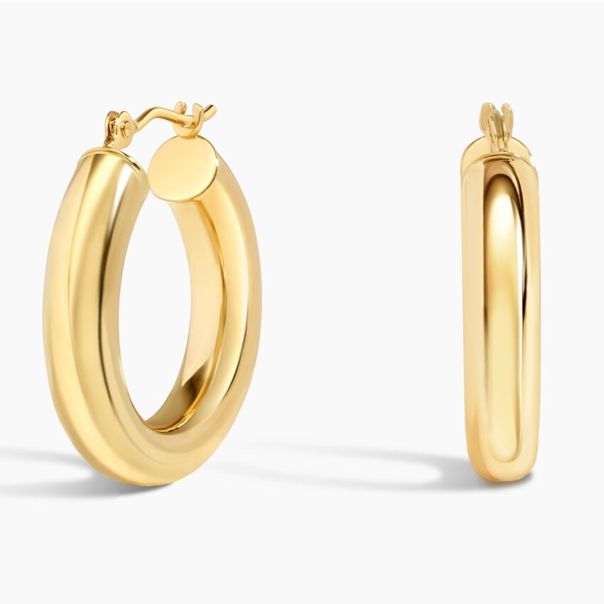 4 мм маленькие идеальные серьги-кольца Brilliant Earth
4 мм маленькие идеальные серьги-кольца Brilliant Earth