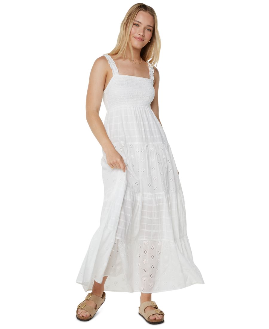 Детское хлопковое макси-платье без рукавов Lily Bloom Roxy, Snow White Solid
Детское хлопковое макси-платье без рукавов Lily Bloom Roxy, Snow White Solid