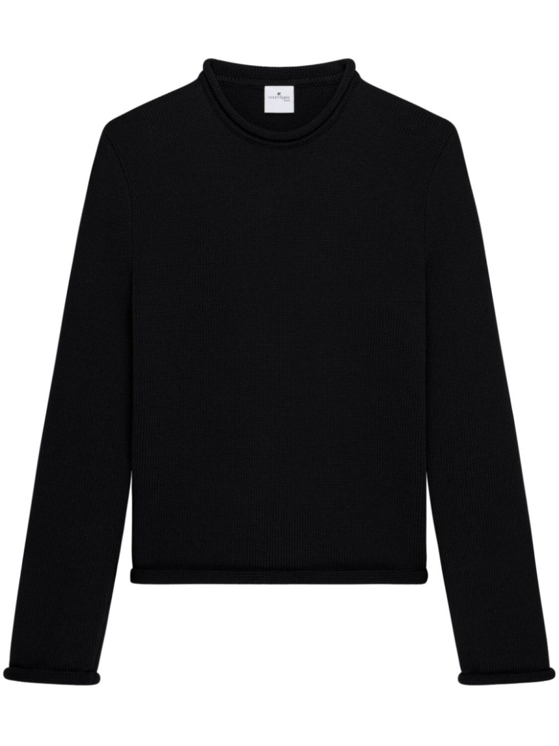Courrèges свитер с круглым вырезом, черный
Courrèges свитер с круглым вырезом, черный