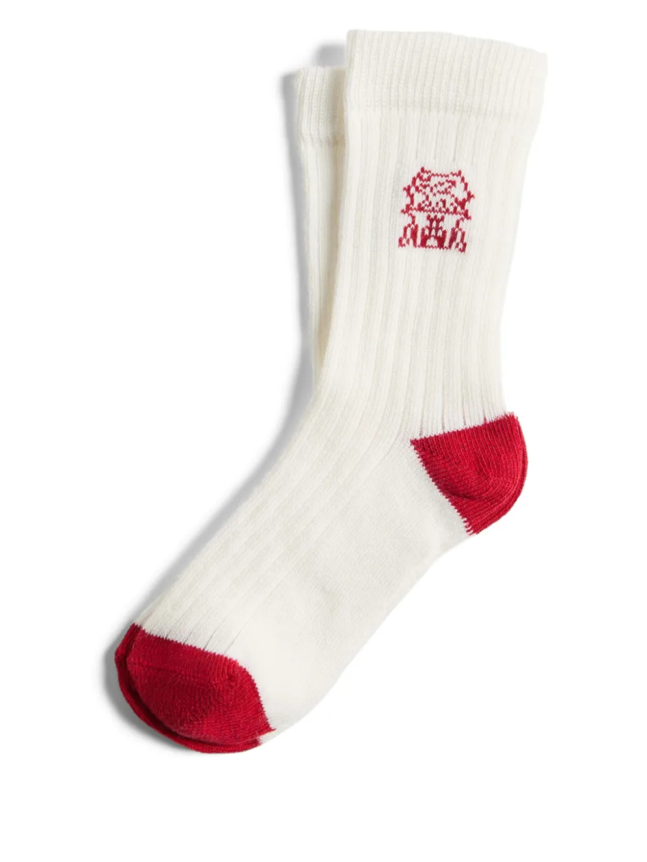 Носки с вышитым логотипом Brunello Cucinelli Kids, белый
Носки с вышитым логотипом Brunello Cucinelli Kids, белый