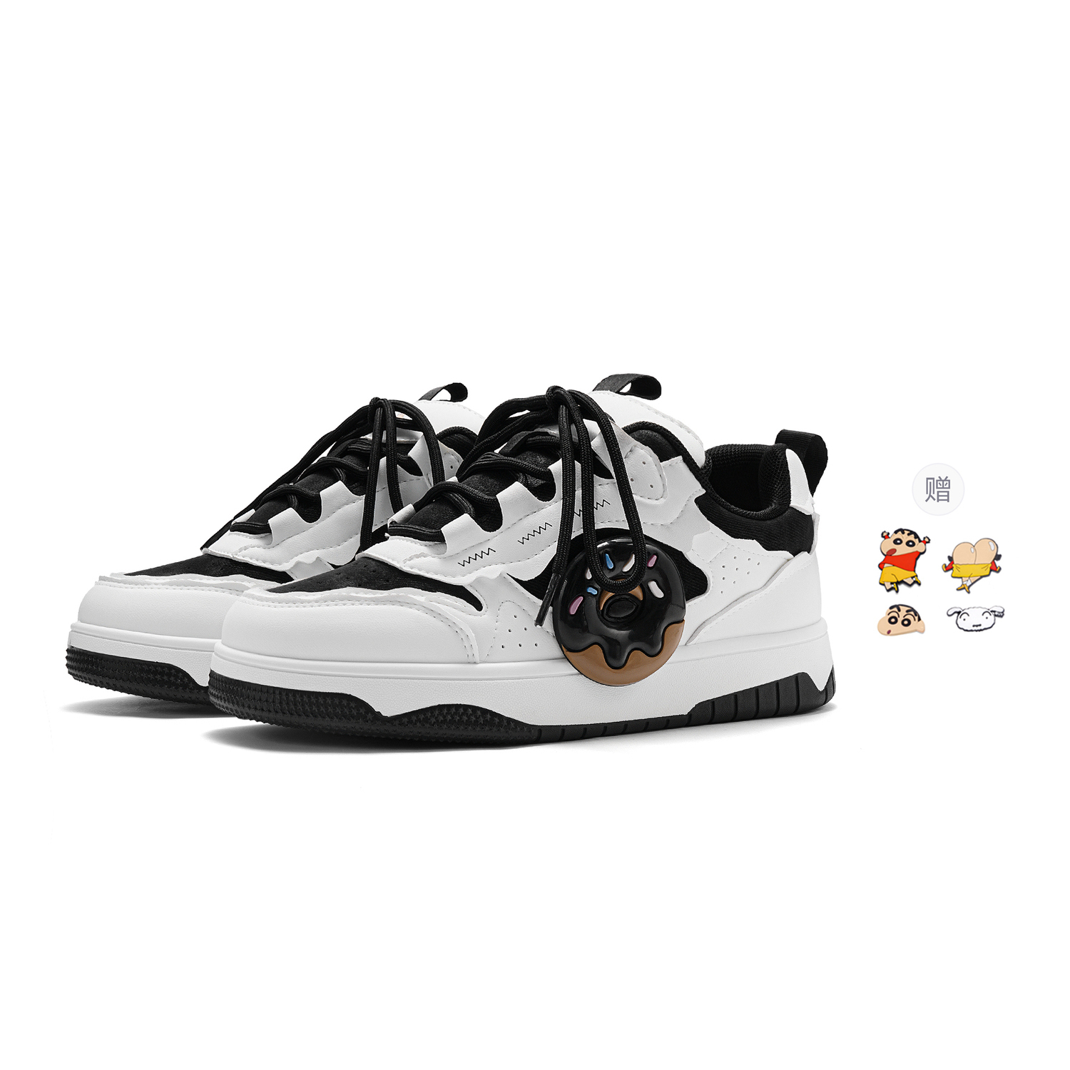 Crayon Shinchan Скользоустойчивые износостойкие дышащие низкие скейтерские кроссовки унисекс Chocolates Donut с двумя случайными каплевидными подвесками
Crayon Shinchan Скользоустойчивые износостойкие дышащие низкие скейтерские кроссовки унисекс Chocolates Donut с двумя случайными каплевидными подвесками