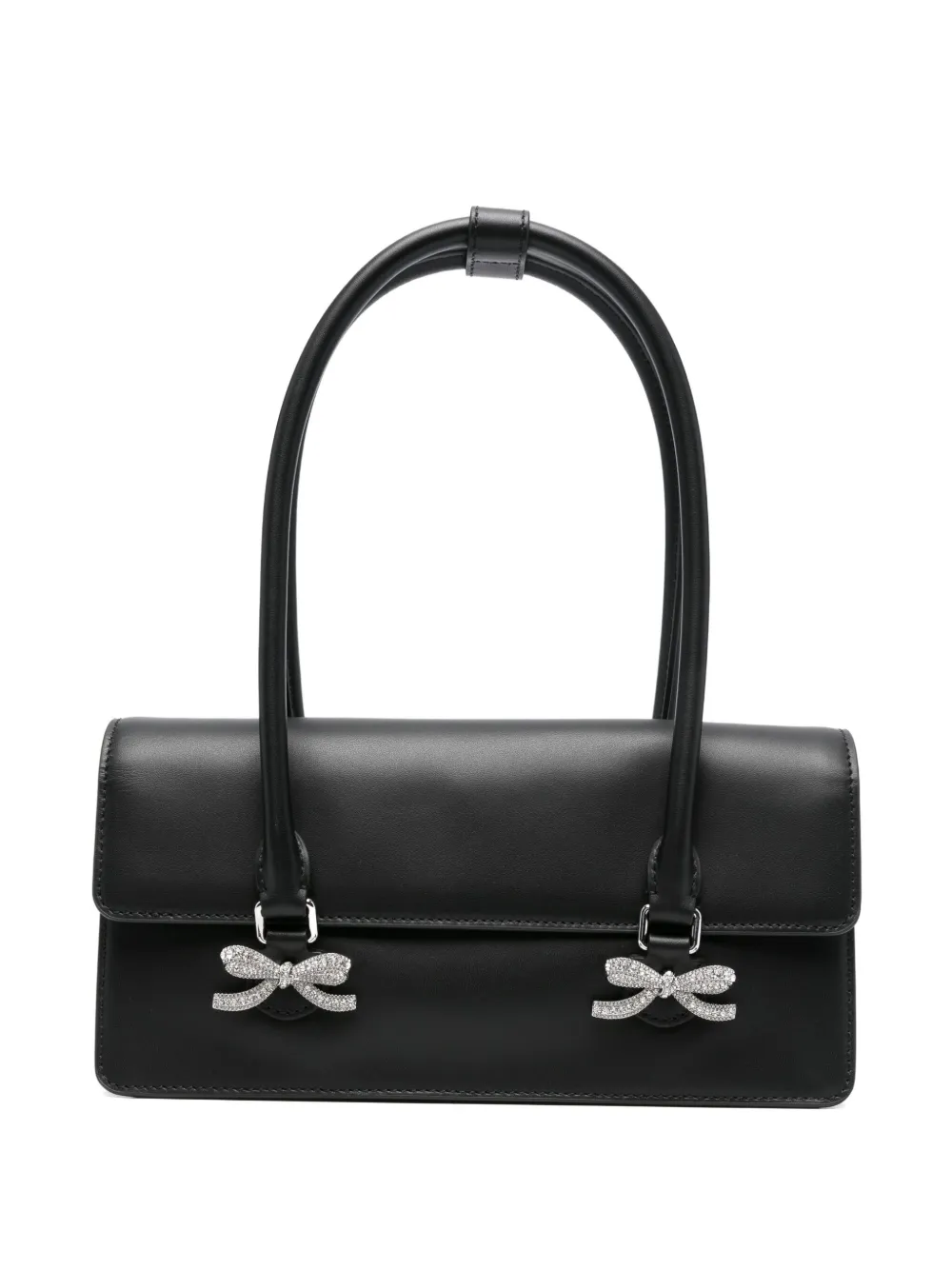 Сумка с ручкой сверху и кристаллическим бантом Self-Portrait, черный
Сумка с ручкой сверху и кристаллическим бантом Self-Portrait, черный
