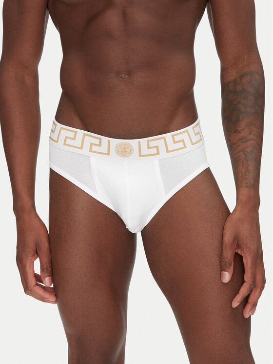 Комплект из 3 трусов AU10327 Versace, белый
Комплект из 3 трусов AU10327 Versace, белый